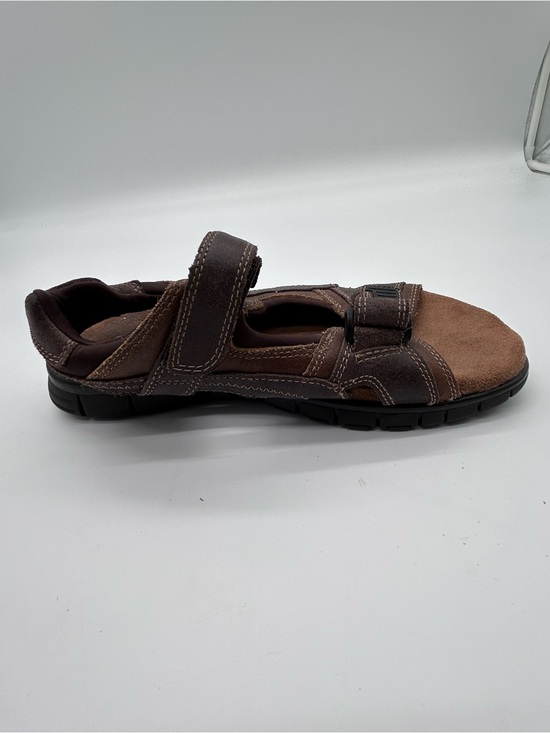 Dr Scholls Men’s Zachary Memory Fit Brown Dual-Tone Suede Comfort Sandals size 9 main image 6